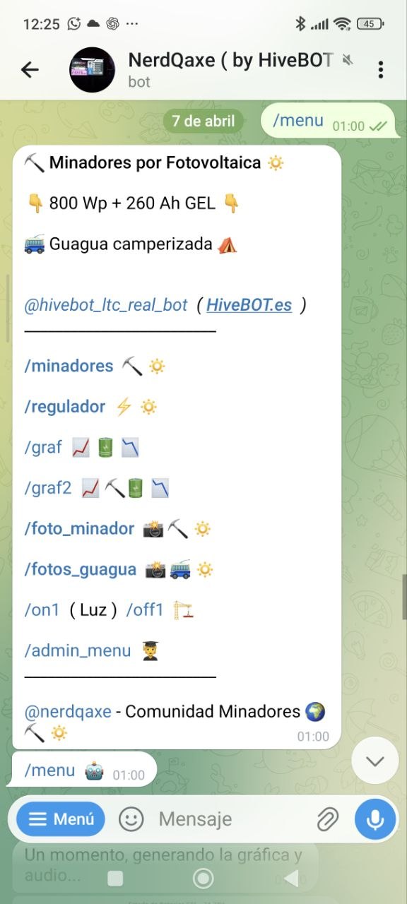 Menú principal Nexolitic